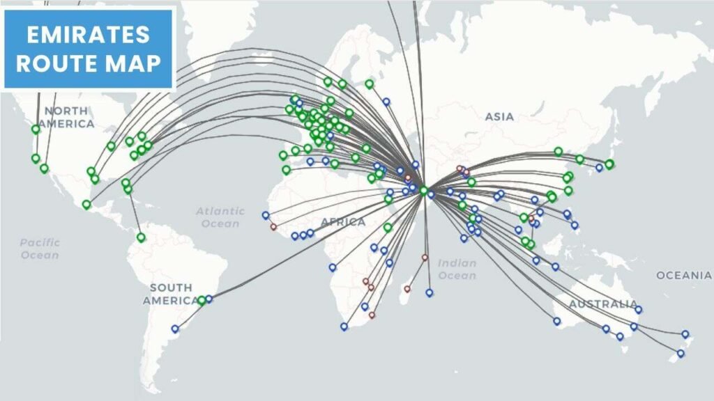 Emirates Route Map